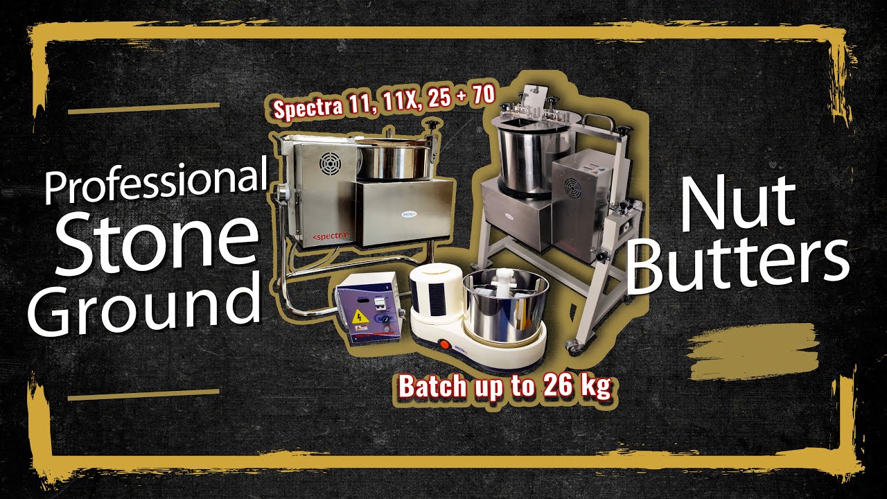 Nut butter machines produce up to 26 kg of fresh nut butter retaining all enzymes & nutrients.